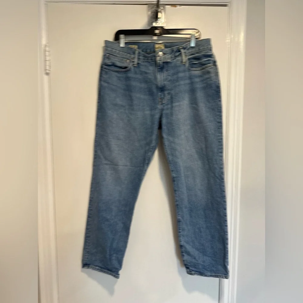 J. Crew Y2K style Classic Straight Jeans 34x30 Re-Imagined Medium Wash Baggy